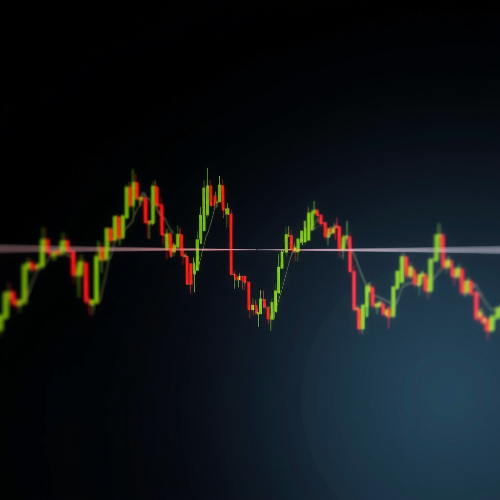 Cryptocurrency price chart displaying multiple moving averages including 50-day and 200-day moving averages with golden cross and death cross formations highlighted on dark background