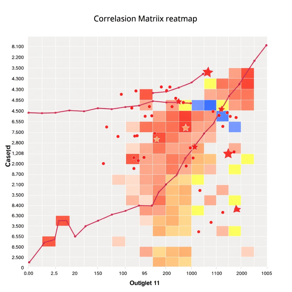 Correlation matrix heatmap showing relationships between different trading positions and asset classes with color coded correlation values