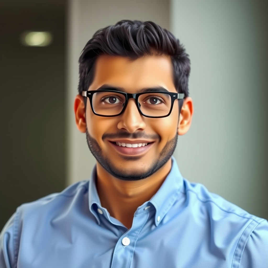 Professional headshot of Marcus Patel, Senior Support Specialist at Axiom Trade, displaying approachable and knowledgeable presence