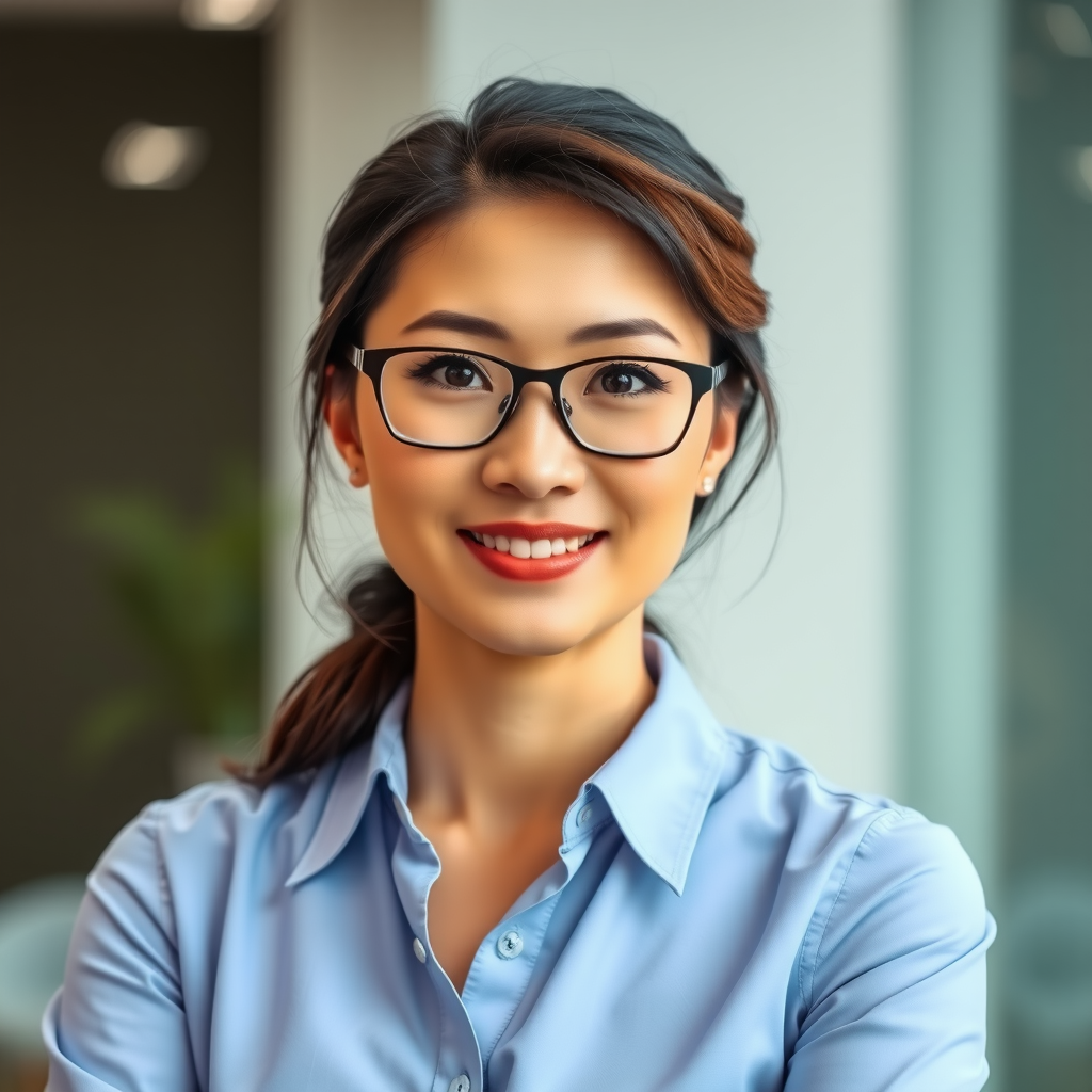 Professional portrait of Lisa Kim, Compliance Analyst at Axiom Trade, presenting professional and detail-oriented appearance
