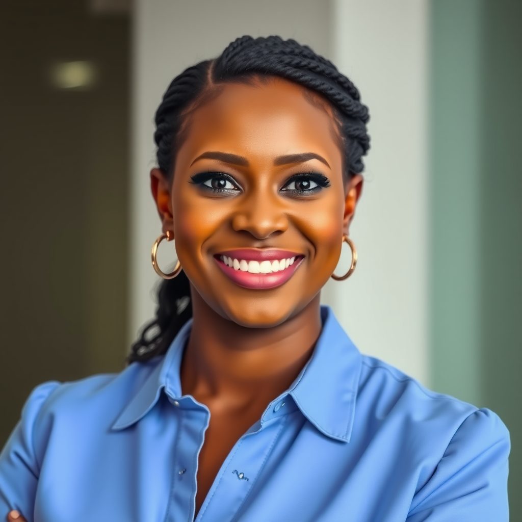 Professional headshot of Aisha Nkosi, Customer Success Manager at Axiom Trade, radiating warmth and professionalism